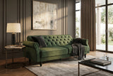 Sofa bed MAISON BELLE AFFAIRE 220cm vogue velour velvet moss green