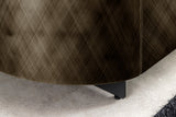 Sideboard REFLECTION 150cm 3D effekt  bronze w/ ceramic marble top white
