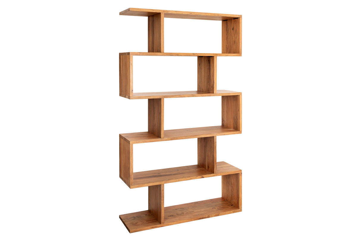 Regal SNAKE 180 cm Akazienholz natur