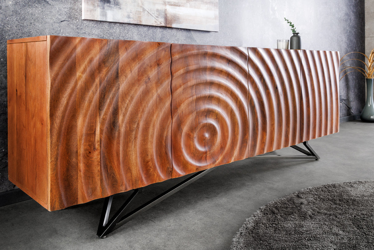 Sideboard ZEN 180cm 3D mangobraun