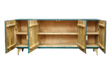 Sideboard GOLDEN SUNSET 180cm 3D turquoise