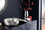Bowl ORIENT with lid 40cm aluminum silver