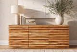 Sideboard RELIEF 160cm Akazienholz natur