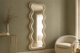 Wall mirror CURVY 160cm greige