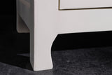 Highboard MARRAKECH 140cm weiß Mangoholz