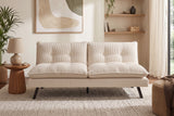 Sofa bed COCOONING 190cm 3-seater cord beige