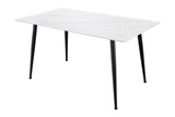 Esstisch MILANO 140cm Keramik weiß