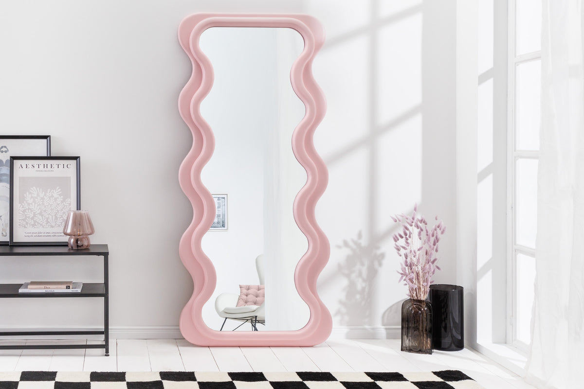 Wall mirror CURVY 160cm pink – Invicta Interior
