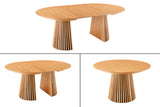 Esstisch VALHALLA WOOD rund 120-160-200cm ausziehbar Eiche natur