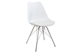 Chair SCANDINAVIA MASTERPIECE retro style white