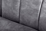 Sofa BABYLON 200cm 3-Sitzer Samt anthrazit