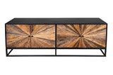 Sideboard BARRACUDA 180cm mango wood and brown teak wood