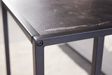 Side table SLIM LINE 45cm marble look anthracite