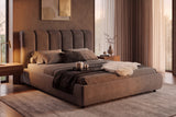 Bed MILANO 180x200cm vogue velour velvet grey