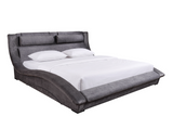 Bed SWING 160x200cm vogue velvet grey