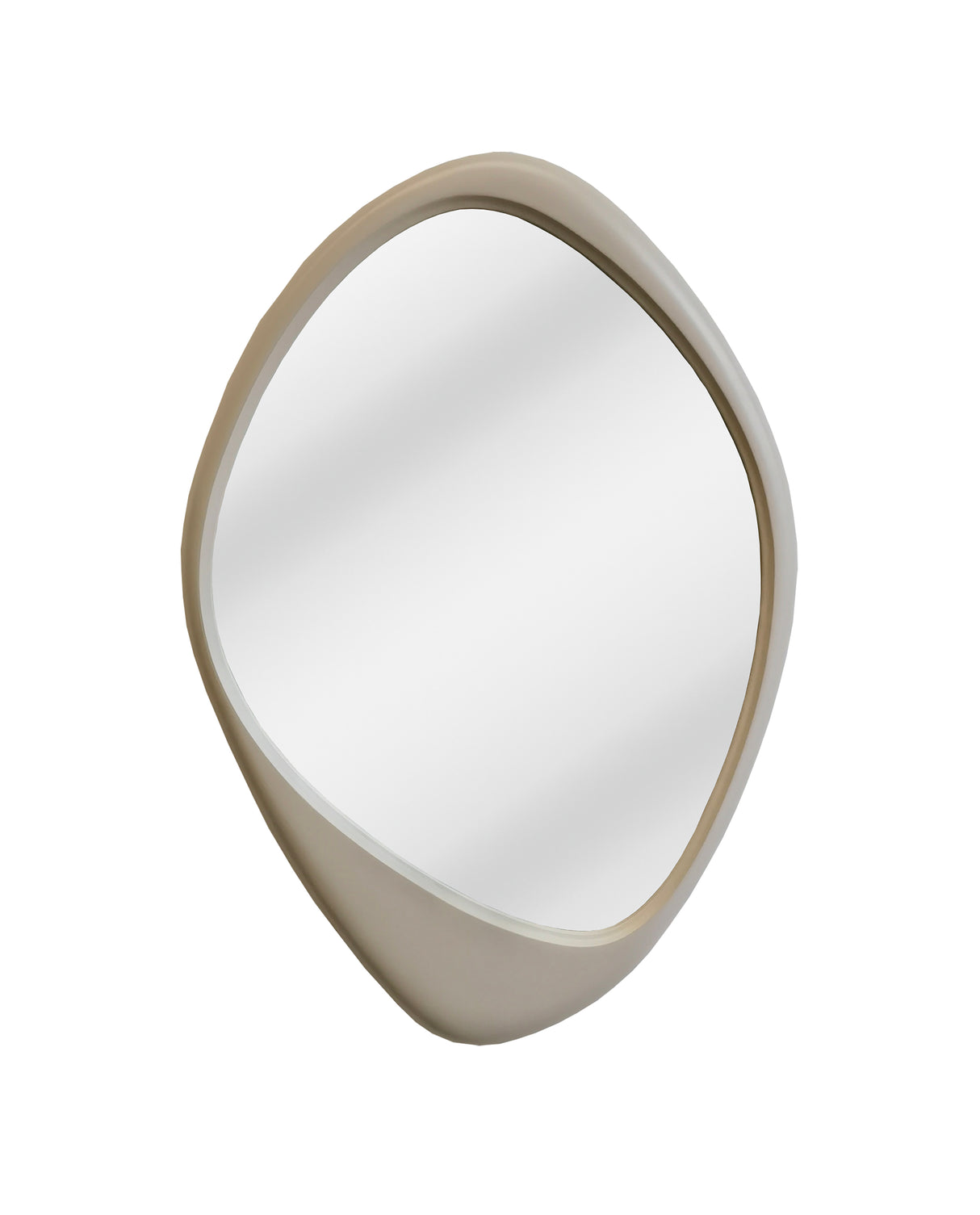 Wall mirror ORGANIC 90cm greige