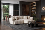 Sofa CLOUD 260cm 3-Sitzer XXL Bouclé Champagner Greige