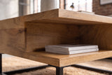 Couchtisch GIANT 60cm Mangoholz cremeweiß