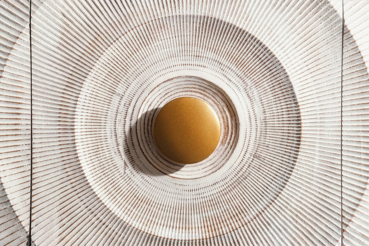 Sideboard GOLDEN SUNSET 140cm 3D Mangoholz weiß
