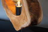 Table lamp ORGANIC ARTWORK 55cm teak wood natural