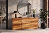 Sideboard RELIEF 160cm Akazienholz natur