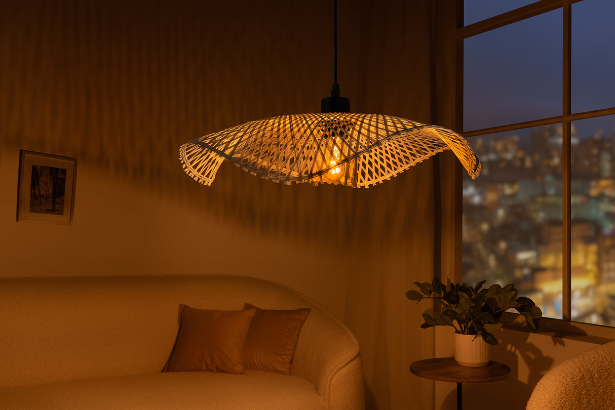 Pendant lamp ORGANIC LIVING 50cm bamboo natural