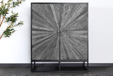 Highboard BARRACUDA 120cm mango wood and grey teak wood