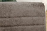 Freischwinger LOFT mit Armlehnen Eisenbeine Mikrofaser taupe grau