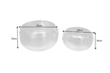 Bowl ORIENT 28-40cm set of 2 silver