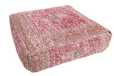 Floor cushion OLD MARRAKESH 70cm flat woven fabric red