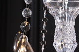 Chandelier DIAMONDS 15-armed clear acrylic