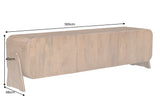 TV-Board BRASIL 160cm Mangoholz braun