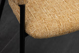 Stuhl NOBLESSE mit Armlehnen senfgelb schwarze Beine