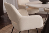 Chair MUSTANG with armrests cord beige