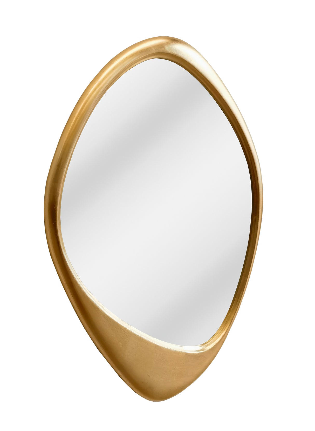 Wall mirror ORGANIC 90cm gold