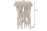 Side table DRIFTWOOD 60cm teak wood natural