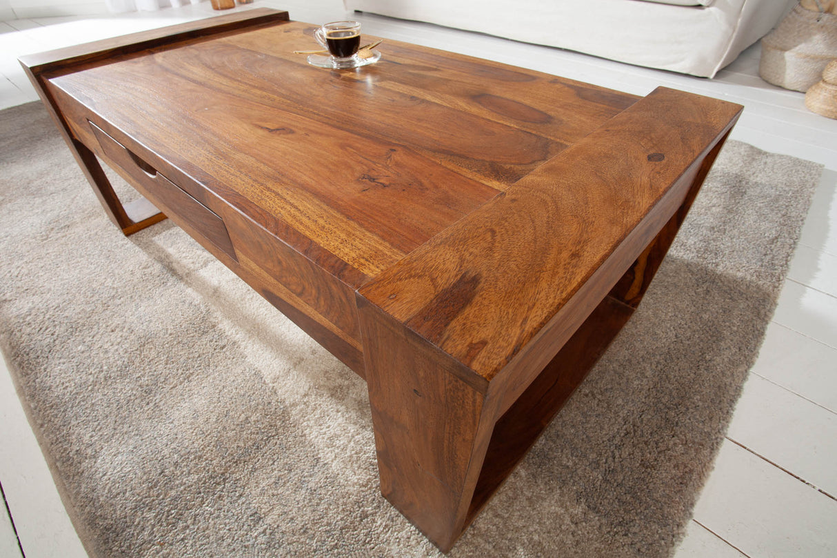 Coffee table BIG MARKANT 100cm sheesham wood