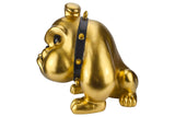 Decoration sculpture BULLDOG 70cm gold
