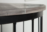 Couchtisch FACTORY LOFT 56cm Mangoholz grau