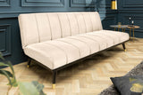 Sofa bed PETIT BEAUTE 180cm velvet champagne