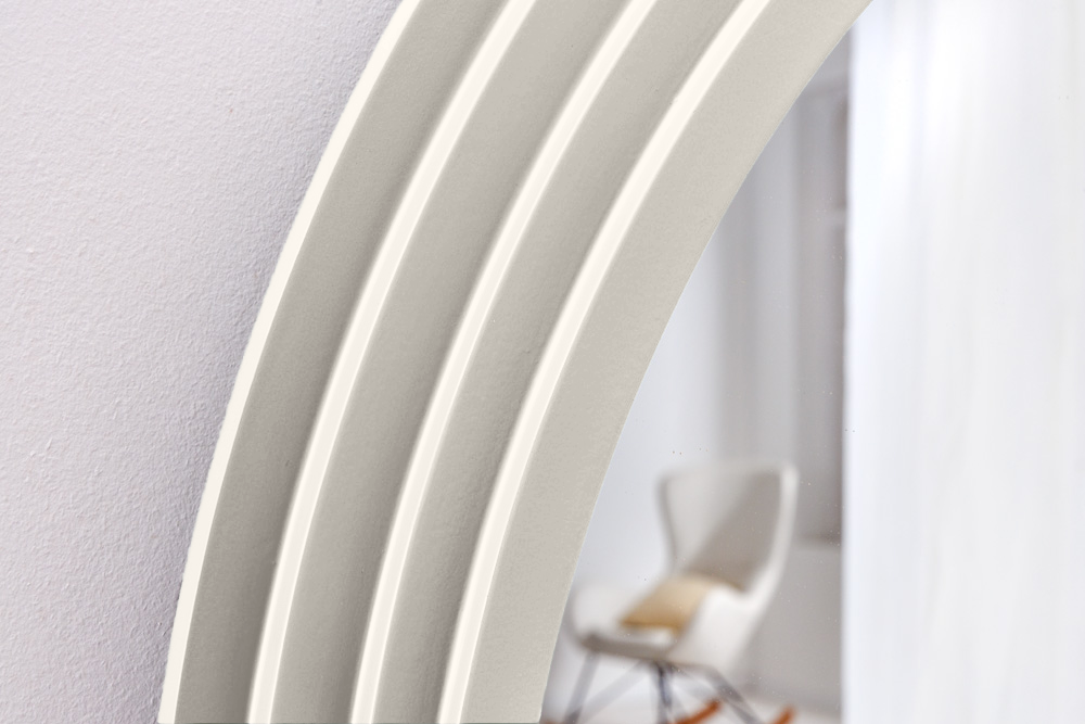 Wall mirror ART DECO 160cm white