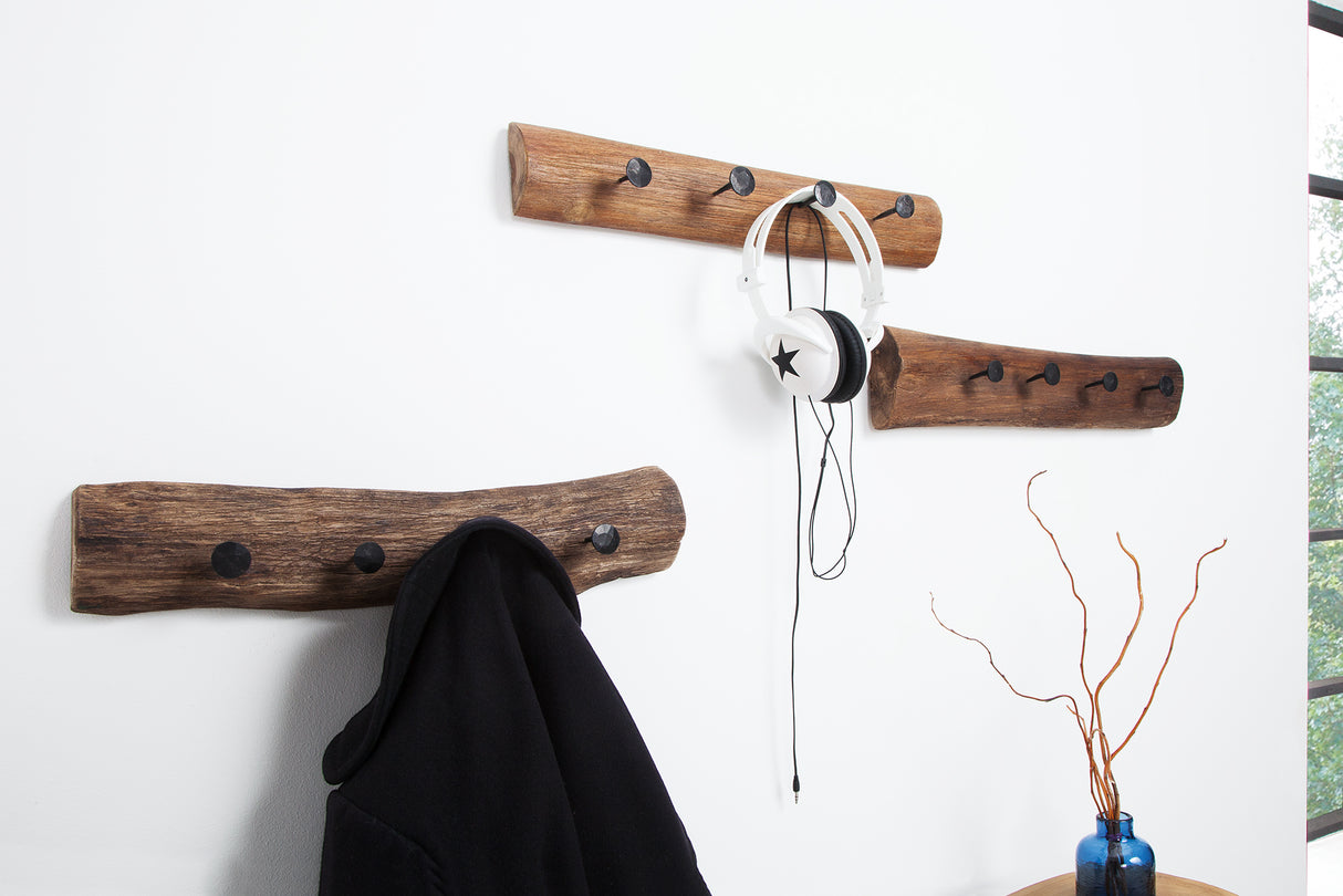 Wall coatrack HEMINGWAY 50cm recycled wood