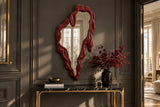 Wall mirror FLUIDUM 150cm red