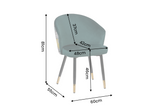Chair MAISON CLASSIQUE velvet green