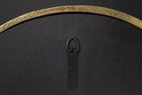 Wandspiegel PORTRAIT 55cm gewellter Rahmen gold Metall handgefertigt