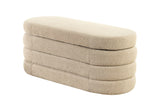 Polsterbank VOQUE 115cm Bouclé Taupe