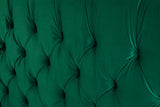 Bett PARIS CHESTERFIELD 180x200cm Samt dunkelgrün