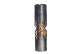 Vase PRECIOUS 50cm hammer stroke effect black gold