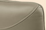 Swivel chair SIGNATURE 360° w/ armrests spring core leather taupe rotatable