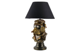 Table lamp BULLDOG 55cm bronze black shade